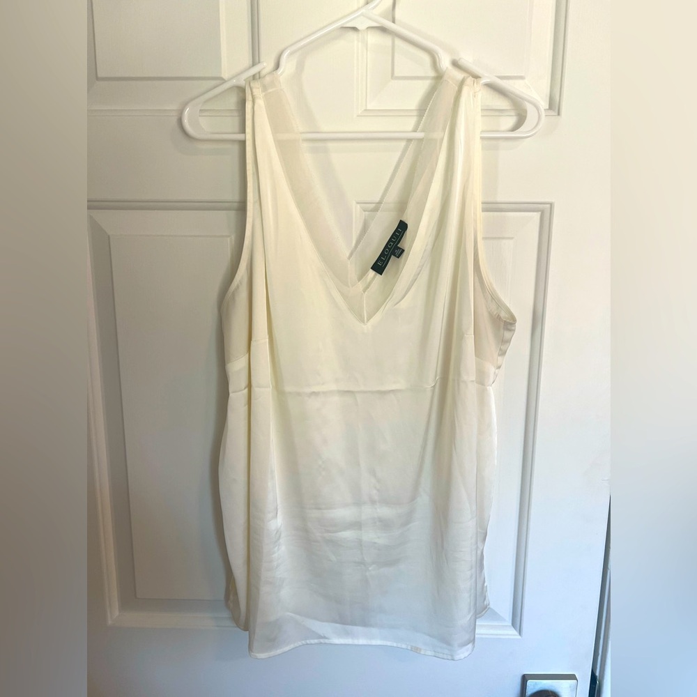 Eloquii Satin tank/shell - size 16
